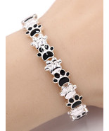 Black paw print bracelets - €12,68 EUR
