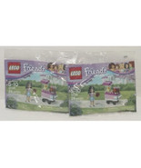 Lot Of (2) Lego Friends 30396 Emma&#39;s Cupcake Stall Polybag New Sealed - £5.96 GBP