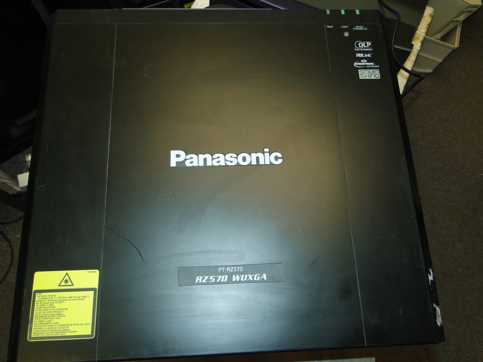 Panasonic DLP Projector PT-RZ570B 509 HOURS Item image 4
