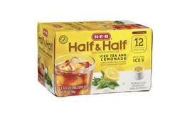 HEB Half & Half Iced Tea And Lemonade 12 K Cups Brewing Arnold Palmer (2pack) - £35.00 GBP