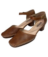 Pikolinos Shoes Womens 38 Leather Gomera Mid Heel Court Ankle Strap Comfort - $64.97 CAD