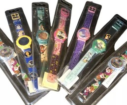 New Old Stock 90’s Lot Of 7 Sealed Disney Movie Cartoon Watches - $75.73