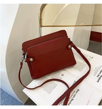 New Simple Women&#39;s Bag Large Capacity Multi Layered Solid Color  Handbags Soft P - £55.36 GBP