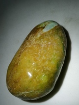 Icy Ice Yellow &amp; Green Natural Burma Jadeite Jade Rough Stone # 83 g # 4... - $700.00
