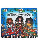 She Who Loves to Quilt Mouse Pad - £10.35 GBP