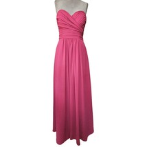 Pink Strapless Maxi Dress Size 8 - £93.83 GBP