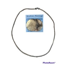 Vintage Womens 16&quot;Chain Necklace Loop Latch &amp; Fashion Earrings Gold Tone... - $56.04 MXN