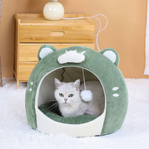 Cloud Cat Bed - Comfortable Pet Nest for All Seasons with Interactive Toys - £40.71 GBP