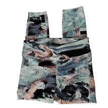 Under Armour Heat Gear Pull On Cropped Printed Leggings Large Geometric - $42.46