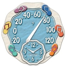 Taylor Precision Products 91620T 12-Inch Sandals Thermometer with Clock - $146.98