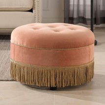 Yolanda Ottoman, Orange, Jennifer Taylor Home. - £130.63 GBP