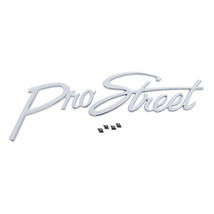 Pro Street Chrome Die Cast Metal Emblem Script Car Truck Custom Hot Rat Rod - £7.65 GBP