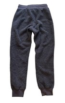 Uniqlo Sherpa Fleece Jogger Pants Gray Womens Small Cozy Lounge Sweatpants image 6