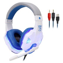 Ones gaming headset with microphone professional gamer 7 1 surround sound rgb light for thumb200
