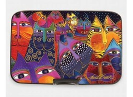 Laurel Burch RFID Armored Wallet Fantasticats Cat Protect from Identity ... - £12.74 GBP