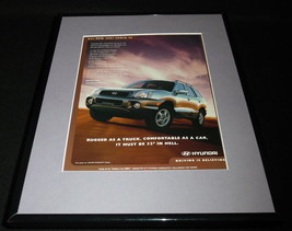 2001 Hyundai Santa Fe Framed 11x14 ORIGINAL Vintage Advertisement B - $34.64