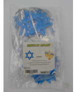 Hanukkah Garland Banner Decoration 4 9-foot Boughs Star of David Driedel - €6,79 EUR
