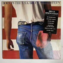 Bruce Springsteen - Born in the USA LP - QC 38653. W/ Both Inserts. Hype Sticker - £9.37 GBP
