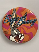 Bugs Bunny Vintage 1990’s Kids! Looney Tunes Safety Pin Back Button WB  - $150.53 MXN