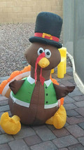 3.5 Ft Thanksgiving Turkey Airblown Inflatable - £32.04 GBP