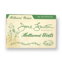 Recipe Booklet Jane Fenton Holliwood Hints Vintage Holliwood Deepfry Ins... - £10.15 GBP