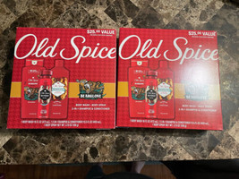 Old Spice Bear Glove Gift Set Body Wash And Spray 2 In 1 Shampoo Lot Of 2 - $44.54