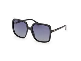 GUESS GU00280 Sunglasses Sun Glasses 01D Black Authentic New 57 Unisex - $93.11