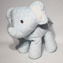 Baby Gund 8&quot; Blue Elephant Plush Lolly And Friends Blue White Polka Dots 4050497 - £10.17 GBP