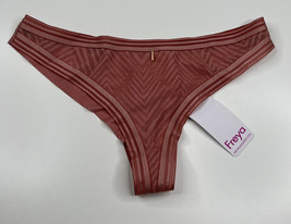 freya NWT women’s XS tailored pink thong panties A5 - £8.40 GBP