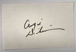 Angie Dickinson Signed Autographed Vintage 3x5 Index Card - £15.68 GBP