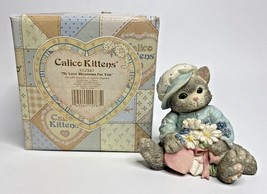 Enesco Calico Kittens &quot;My Love Blossoms for You&quot; Figurine U100 - £11.87 GBP