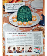 Jell-O Extra Rich Fruit Flavor dessert gives you that - 1936 Vintage Pri... - $11.07