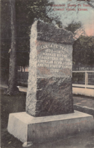 Council Grove Kansas~Santa Fe Trail MONUMENT~1909 Tinted Photo Postcard - £5.65 GBP
