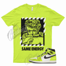 ENERGY Shirt for J1 1 High Visionaire Volt Neon Yellow Green Foamposite 350 - £20.44 GBP+
