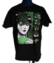 Junji Ito Uzumaki Spiral into Horror Men&#39;s Black, Green Short Sleeve T-S... - $18.69