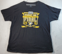 Pittsburgh Penguins Hans T Shirt Men Size XL Black Short Sleeve Crew Neck Hockey - £14.06 GBP