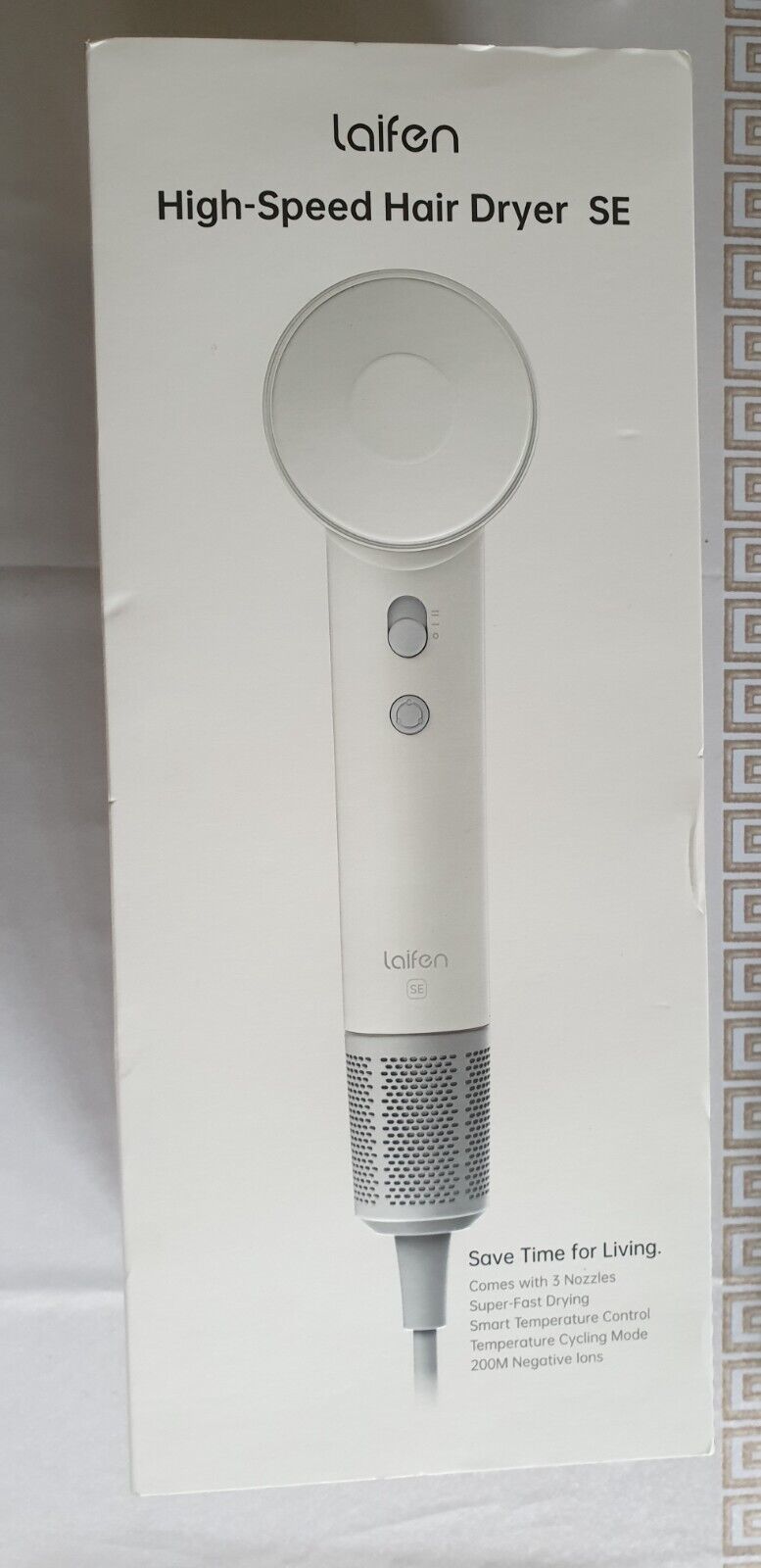 Laifen SE Hair Dryer Matte White 3-LED Ring (Doesn&#39;t Blowing Hot Air, Co... - $18.70