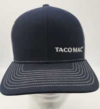 Taco Mac Trucker Hat Blue White Mesh - $14.84