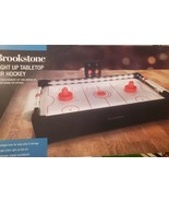 Bookstone Light Up Tabletop Air Hockey Orig Open Box Never Used 20”x12.4... - £59.52 GBP