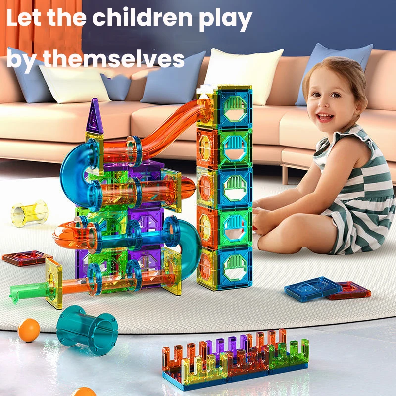 Game Fun Play Toys Magnetic Building Tiles 3D Building Blocks Set Magnetic Piece - £53.55 GBP