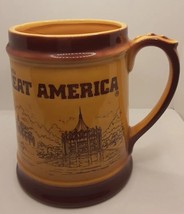 Nice Large Vintage Marriot&#39;s GREAT AMERICA Amusement Park Souvenir Beer ... - $15.98