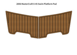 2006 MasterCraft X-45 Swim Platform Pad Boat EVA Foam Faux Teak Deck Floor Mat - £210.04 GBP