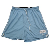 Adidas Shorts Women L Light Blue Tie On High Rise Athletic Active Pull O... - $18.69