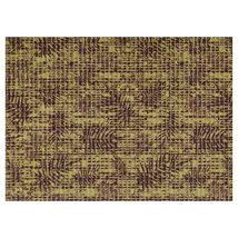 Dundee Deco Leaf Bathroom Mat - 35&quot; x 26&quot; Beige Waterproof Non-Slip Quic... - £26.16 GBP