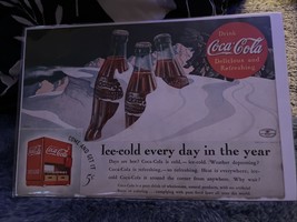 1935 Coca-Cola Ads from National Geographic. - £40.63 GBP