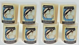 Lot of (8) Luminessence Vanilla Scented Pillar Candles, 2.5 In. X 2.8 In... - £29.97 GBP