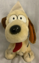 Vintage 1983 Dakin Garfield Odie Puppy Dog Stuffed Animal Plush Dunce Cap 7” - £7.80 GBP