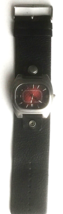 Vintage Men&#39;s Fossil Wristwatch JR8554 BAW Black Leather Band Water Resist - £36.16 GBP