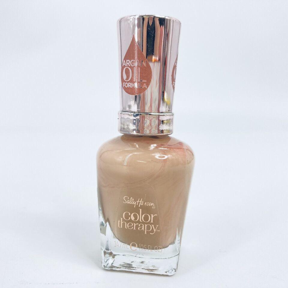 Sally Hansen Color Therapy Argon Oil Formula Nail Polish #90 Blushed Pet... - $2.97