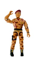 Lanard Gi Joe Cobra action figure vtg military toy The Corps Hammer Airborne tan - £15.48 GBP